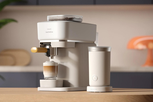 Philips Baristina Melkopschuimer Wit, afbeelding 2