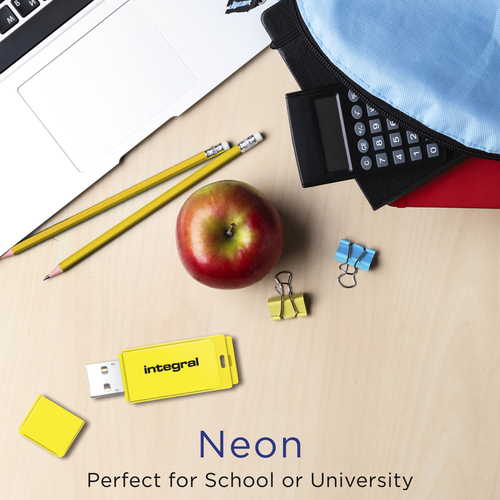 Integral 32GB USB2.0 DRIVE NEON YELLOW – image 6