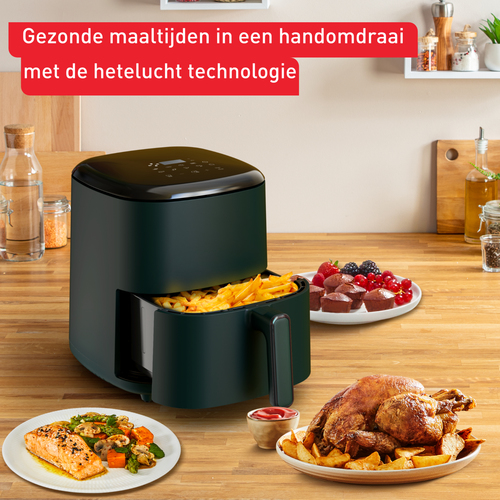 Tefal Easy Fry Max friteuse sans huile 5 L EY2453 - Vert forêt – Photo 3 sur 10