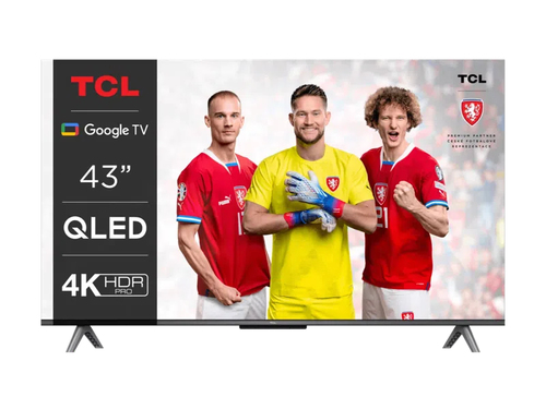 TCL C64 43C644 телевизор 109,2 cm (43") 4K Ultra HD Smart TV Wi-Fi Титановый