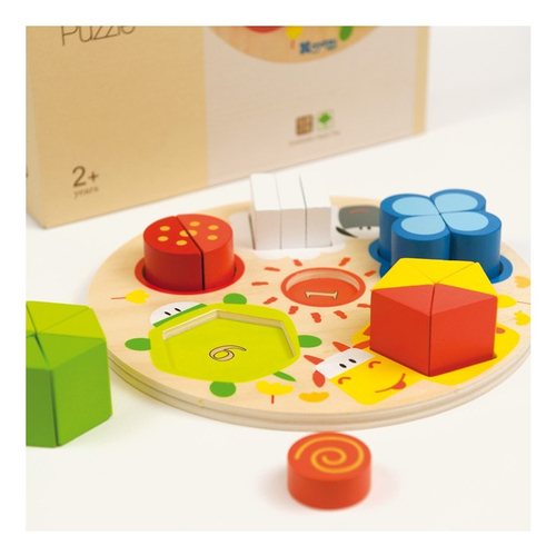ANDREU Toys Chunky Numeric Puzzle by number 21 шт Обучение