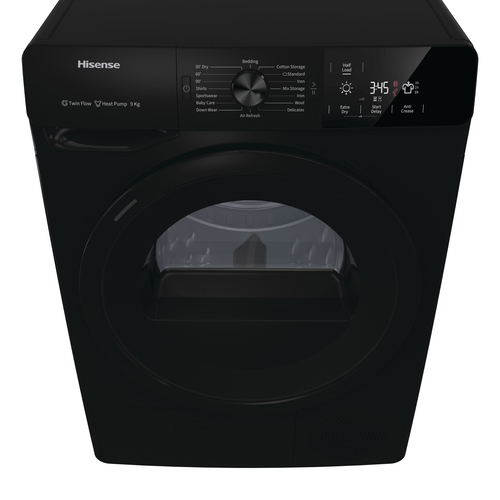 Hisense DHGE901B tumble dryer Freestanding Front-load Black – image 7