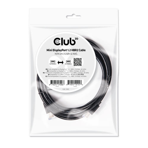 Club 3D CAC-2161 - DisplayPort kabel, afbeelding 4