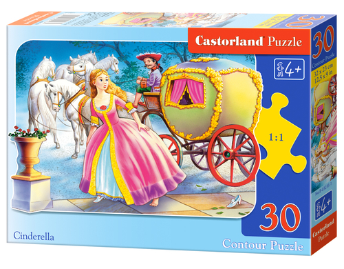 Castorland Cinderella 30 pcs Kontuurpusle 30 tk Multifilmid