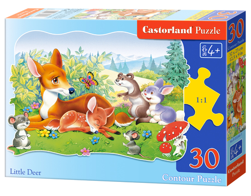Castorland Little Deer 30 pcs Kontuurpusle 30 tk Multifilmid