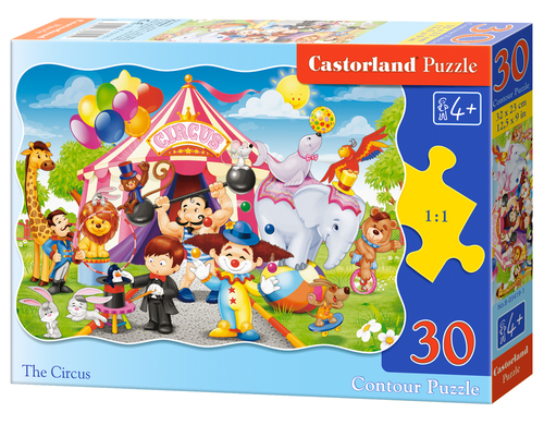 Castorland The Circus 30 pcs Kontuurpusle 30 tk Multifilmid