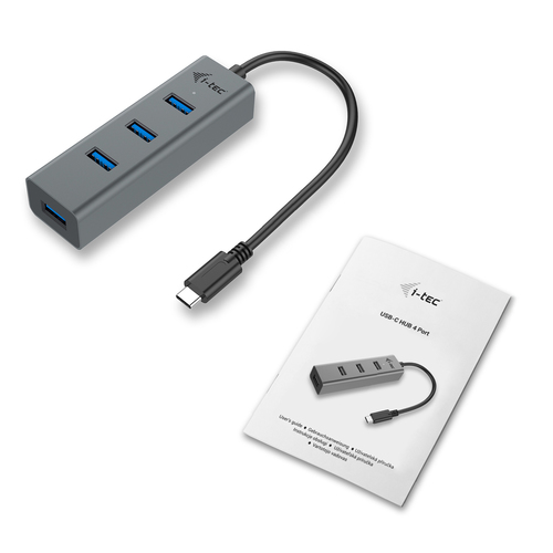 i-tec 4-Port USB-C Metal usb-hub, afbeelding 3