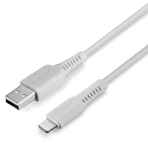 Lindy 31326 Lightning-kabel 1 m Wit, afbeelding 5