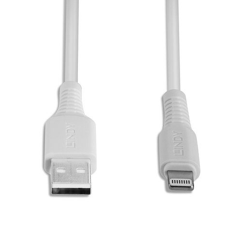 Lindy 31326 Lightning-kabel 1 m Wit, afbeelding 4