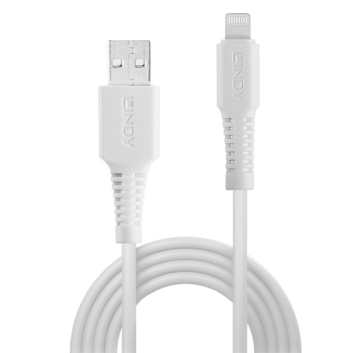 Lindy 31326 Lightning-kabel 1 m Wit, afbeelding 2