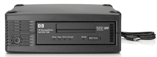HP DAT320 External USB with (5) DAT320 Media Biz Protection Kit