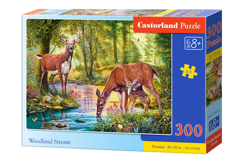 Castorland Woodland Stream 300 pcs Pusle 300 tk Fauna