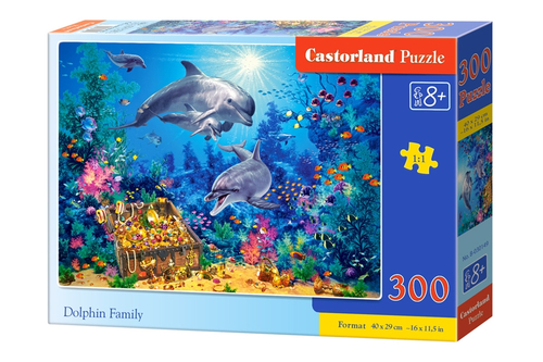 Castorland Dolphin Family 300 pcs Pusle 300 tk Veealune