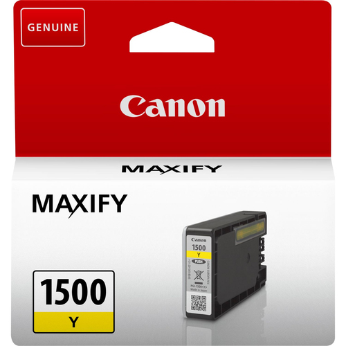 Canon PGI1500 Yellow Standard Capacity Ink cartridge 300 Pages - 9231B001