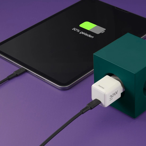 Hama Fast Charger USB-C PD/QC/GaN Super-Mini Charger 30 W Oplader Wit, afbeelding 7