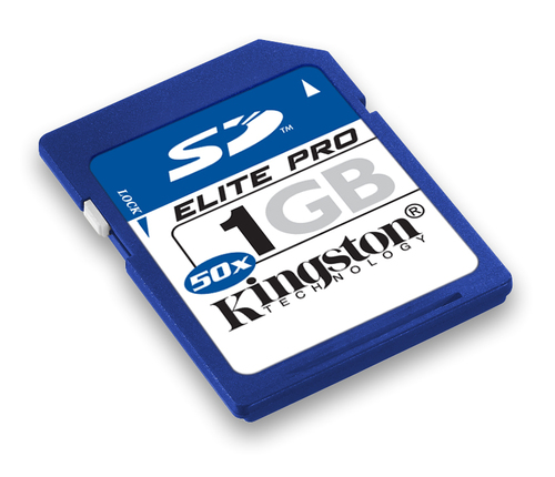 Kingston Technology 1GB Secure Digital Card Hi-Speed