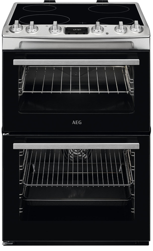 AEG CCX6540ACM cooker Freestanding cooker Electric Ceramic hob Stainless steel