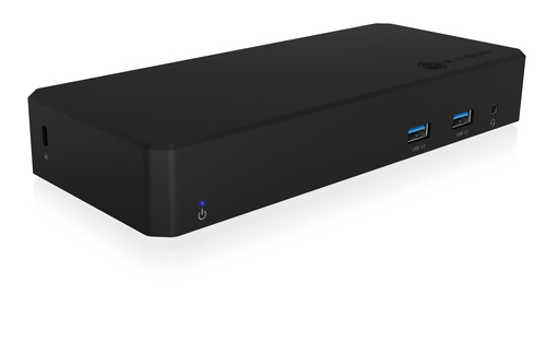 ICY BOX IB-DK2254AC Проводная USB 3.2 Gen 2 (3.1 Gen 2) Type-C Черный