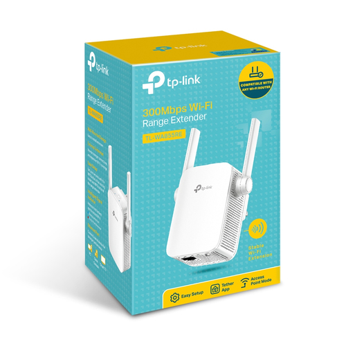 TP-Link TL-WA855RE 300Mbps Mini Wireless N Range Extender WiFi-rækkeviddeforlænger Ekstern