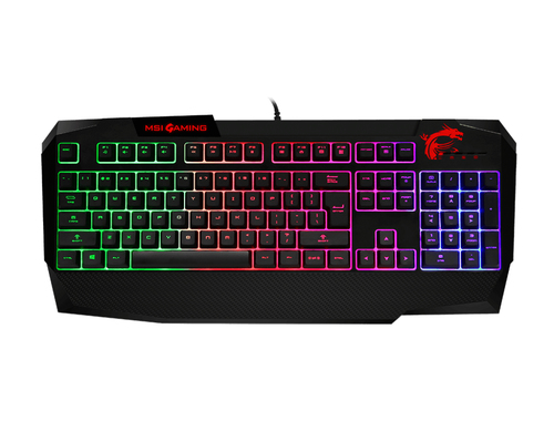 MSI Interceptor DS4200 klaviatuur Mängimine USB Must