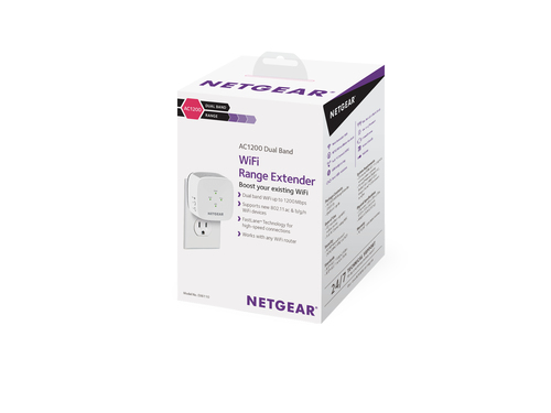 NETGEAR WiFi AC1200 WallPlug Range Extnd