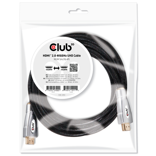 Club 3D HDMI 2.0 kabel, afbeelding 3