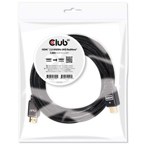 Club 3D HDMI 2.0 RedMere kabel, afbeelding 2