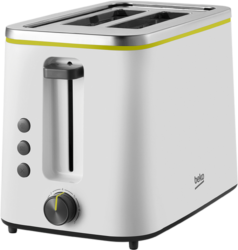 Beko TAM4321W тостер 6 2 ломтик(а) 870 W Белый