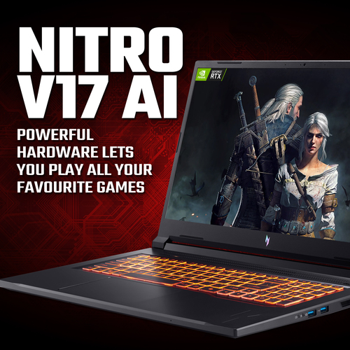 Acer Nitro V 17 AI (ANV17‑41) gaming laptop – Ryzen 7 260, NVIDIA RTX 5060 – image 2