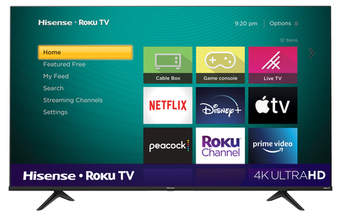 Hisense 55R6G TV 139.7 cm (55") 4K Ultra HD Smart TV Wi-Fi Black, Grey