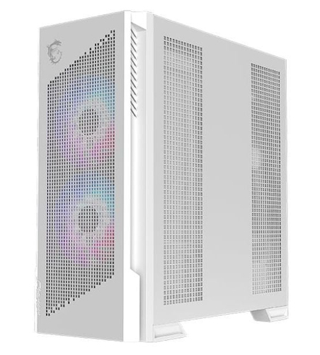 Msi Mpg Velox 300R Airflow PZ Tempered Glass Mid Tower PC Case - White - image 2
