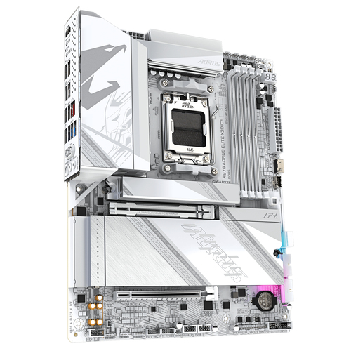 Gigabyte X870 Aorus Elite X3D Ice Amd X870 Atx Socket AM5 Motherboard - White - image 3
