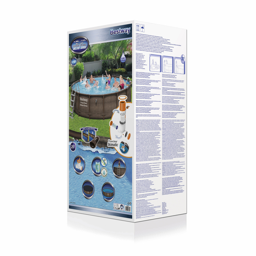 Product Datasheet Bestway Above Ground Pool Framed Pool Round L Brown