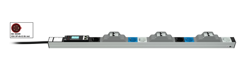 Vertiv Knürr 033079061 toitejaotuskomponent (PDU) 6 vahelduvvoolu kontakt 0U Must, Hall