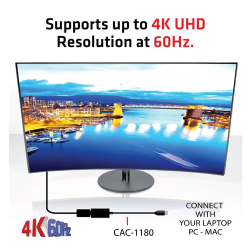 Club 3D Mini-DisplayPort 1.4 naar HDMI 2.0b HDR actieve adapter, afbeelding 4