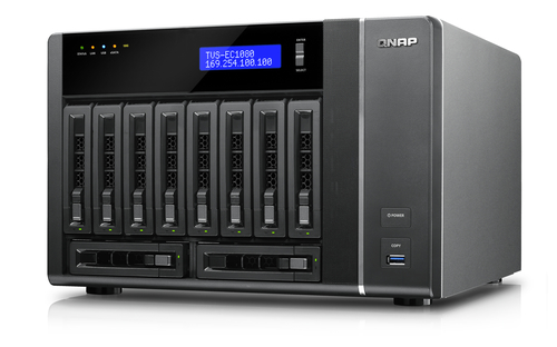 QNAP TVS-EC1080 NAS Tower Intel® Xeon® E3 V3 Family E3-1245V3 – image 5