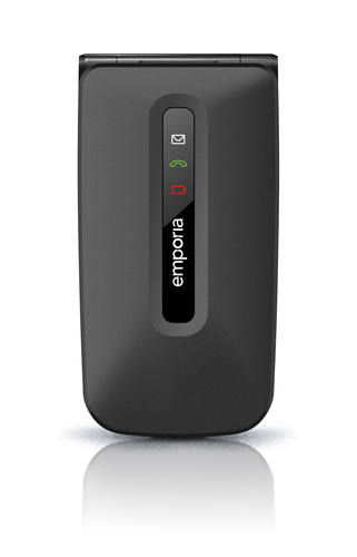 Emporia FLIP 5,59 cm (2.2) 85 g Must Seeniorite telefon