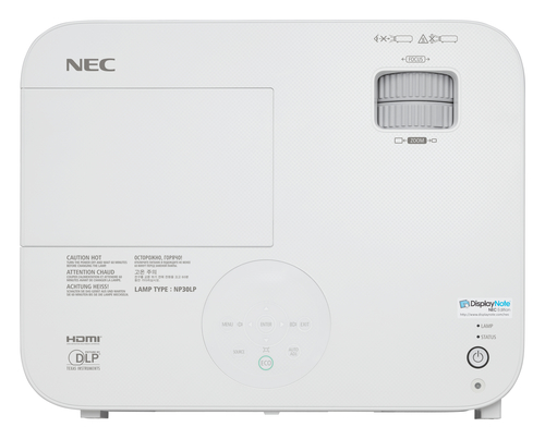 NEC M323X Standard throw projector 3200 ANSI lumens DLP XGA (1024x768) 3D White – image 4
