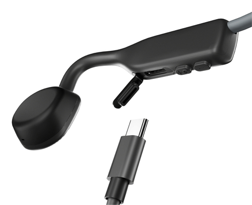 Shokz OpenMove Bone Conduction Open-Ear Lifestyle/Sport Headphones - Grey - image 4