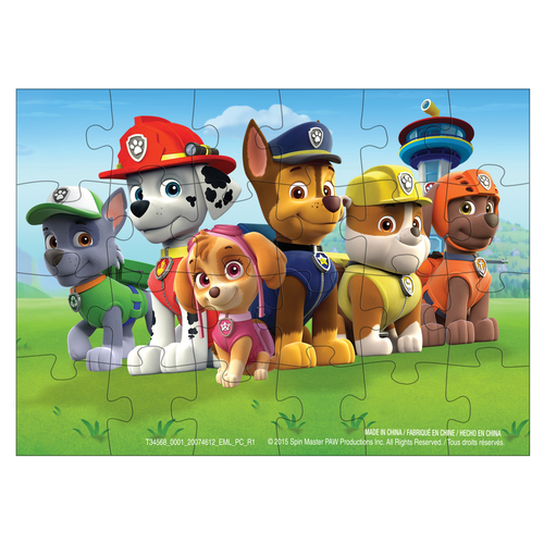 rompecabezas de paw patrol