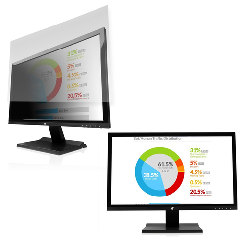 V7 PS23.8W9A2-2E Blickschutzfilter - für 60,5 cm (23,8 Zoll) Widescreen LCD Monitor, Notebook - 16:9 - Kratzfest