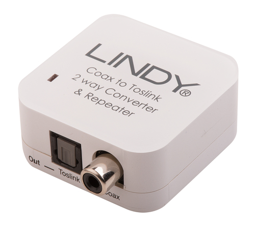LINDY 70411 - TosLink (Optical) and Coaxial Bi-directional Converter, afbeelding 2