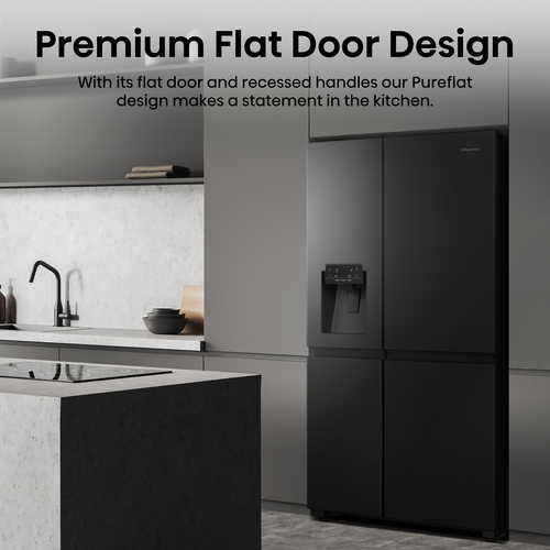 Hisense RS818N4TFC side-by-side refrigerator Freestanding – image 3