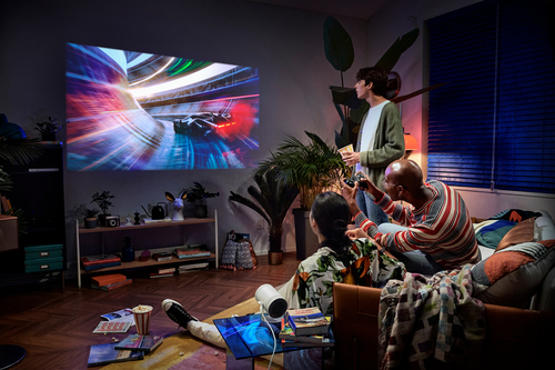 Samsung SP-LSP3BLA Ultra short throw projector 550 ANSI lumens DLP 1080p (1920x1080) Black, White – image 5
