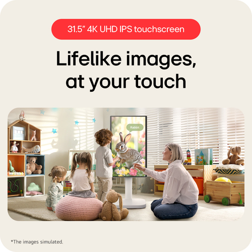 LG 32U889SA-W 32 Ips Uhd 4K Touch Swing Smart Monitor - image 4