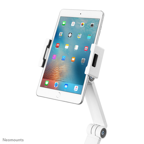 Support de Tablette Neomounts DS15-545WH1 avec Pince de Bureau 4.7-12.9" - Universel - Plein Mouvement – Photo 7 sur 11