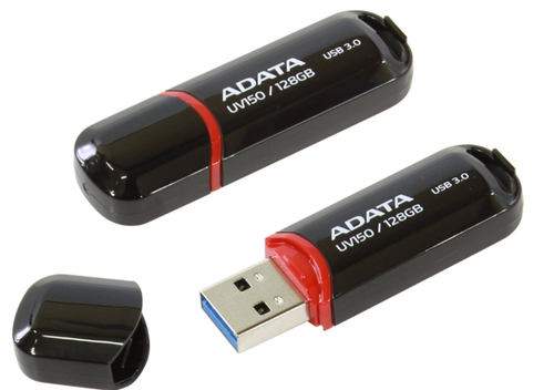 ADATA AUV150-128G-RBK unidad flash USB 128 GB USB tipo A 3.2 Gen 1 (3.1 Gen 1) Negro imagen 1