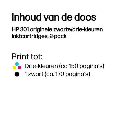 HP 301 Cartridges Combo Pack – Foto 3 van 10