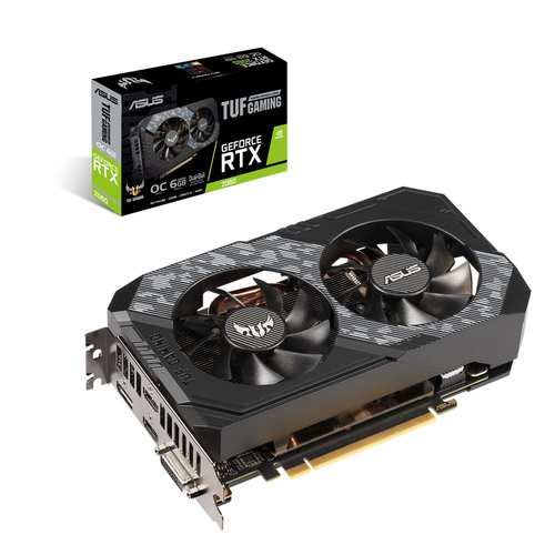 ASUS TUF-RTX2060-O6G-GAMING видеокарта NVIDIA GeForce RTX 2060 6 GB GDDR6
