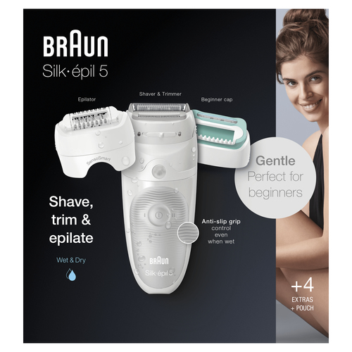 Braun Silk-épil 5 81770430 epilator 28 tweezers White – image 3